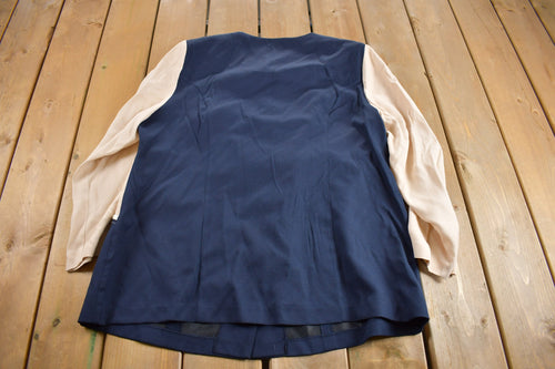 Vintage 1990s Image Women's Button Up Jacket / Light Jacket / Size 20 / Made In Canada / Color Block