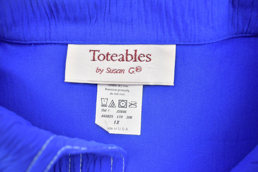 Vintage 1990s Toetables Button Up Shirt  Made in USA  Women's Vintage  Vintage Blouse  1990s Button Up  Vintage Flannel