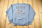 Vintage 1990s Jesus Driven Nails Crewneck Sweatshirt Religious Bible Verse