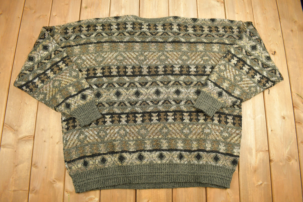 Vintage 1990s Jantzen Knitted Crewneck Sweater