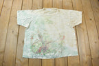 Vintage 1990s Rainforest Preserve Paradise Single Stitch Graphic Tie Dye T-Shirt Made In USA