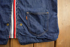 Vintage 1970s Big E Levis Reversible Denim Jean Jacket Vest