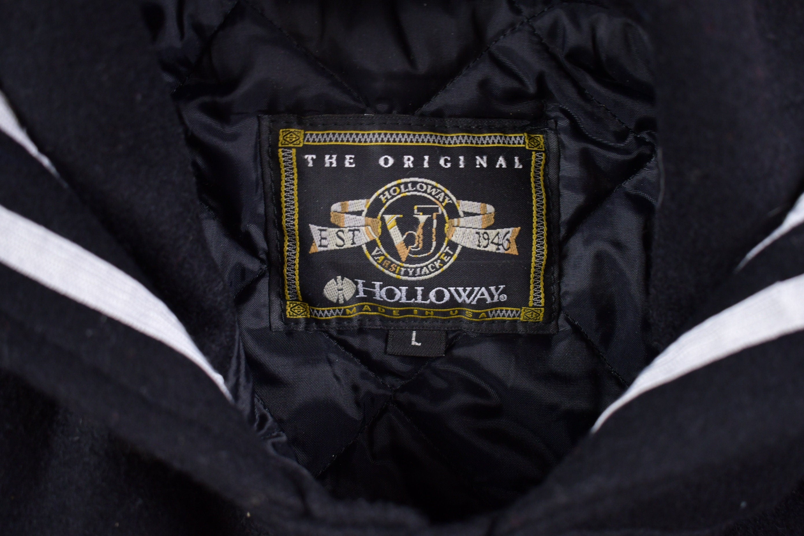 Vintage 1990s Hartwell Deadstock Rams Varsity Wool Jacket