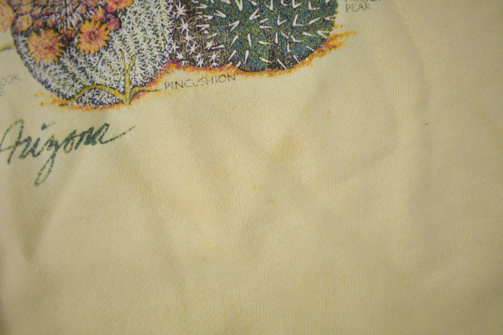 Vintage 1990s Desert Bloom Cute Grandma Style Crewneck Sweater