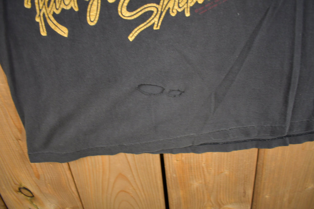 Vintage 1990 Ricky Van Shelton Entertainer Of The Year Country Music Graphic T-Shirt