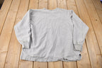 Vintage 1990s Champion Small Logo Embroidered Crewneck Sweatshirt Size XL