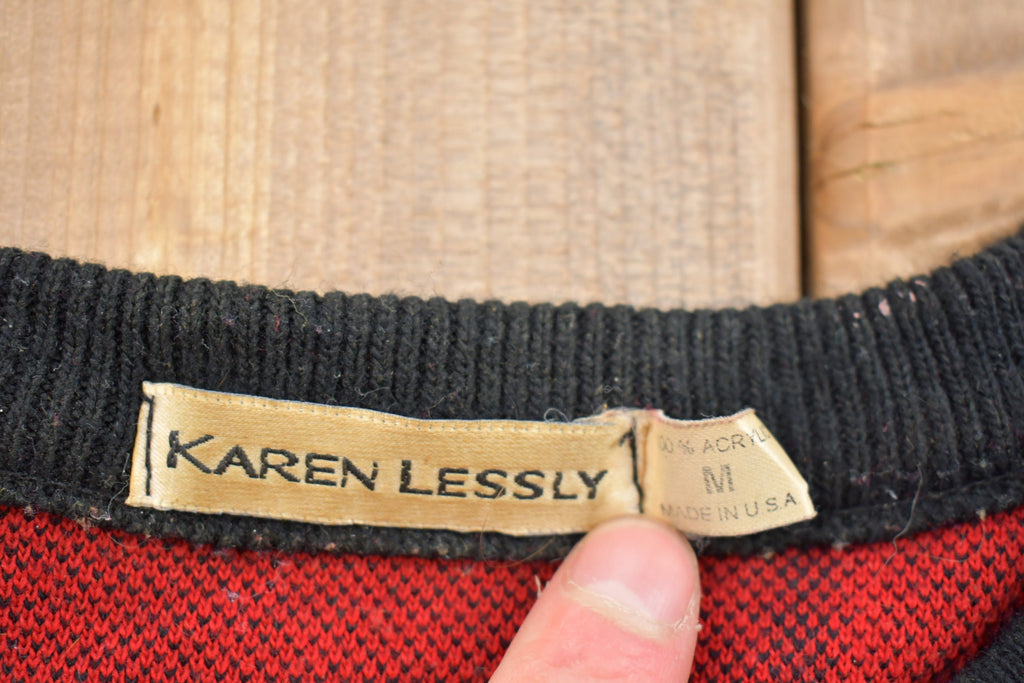 Vintage 1990s Karen Lessly Knitted Sweater