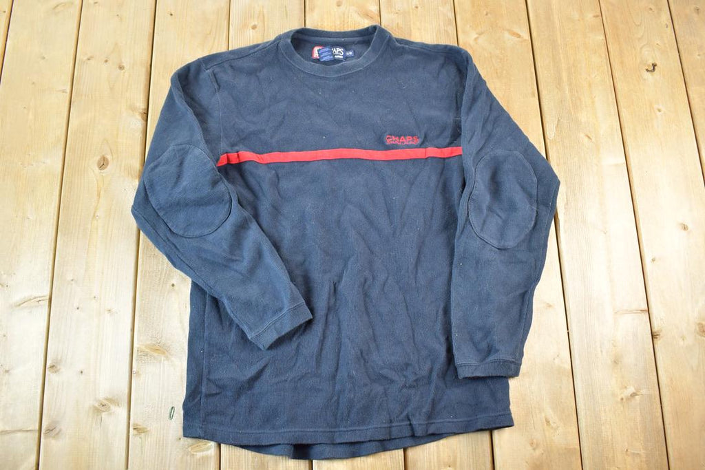 Vintage 1990s Chaps Ralph Lauren Knit Abstract Pattern Crewneck Sweater Mens Large
