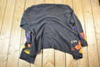 Vintage 1990s Claus Sport Knit Abstract Pattern Cardigan Sweater Mens M