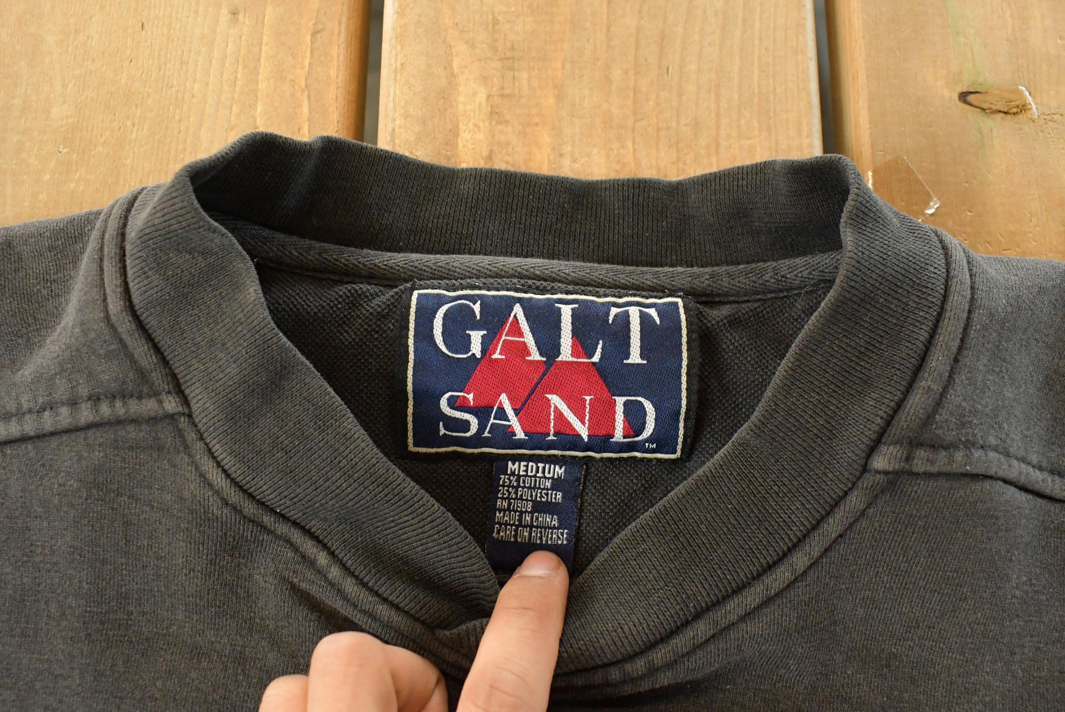 Vintage 1990s Oakland Raiders NFL Galt Sand Crewneck Sweatshirt Men's Large