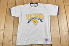 Vintage 1990s The Game West Virginia Mountaineers University Collegiate T-Shirt