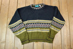 Vintage 1990s Cricketeer Knit Crewneck Sweater /