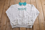 Vintage 1990s Cute Mom Collared Crewneck Sweatshirt