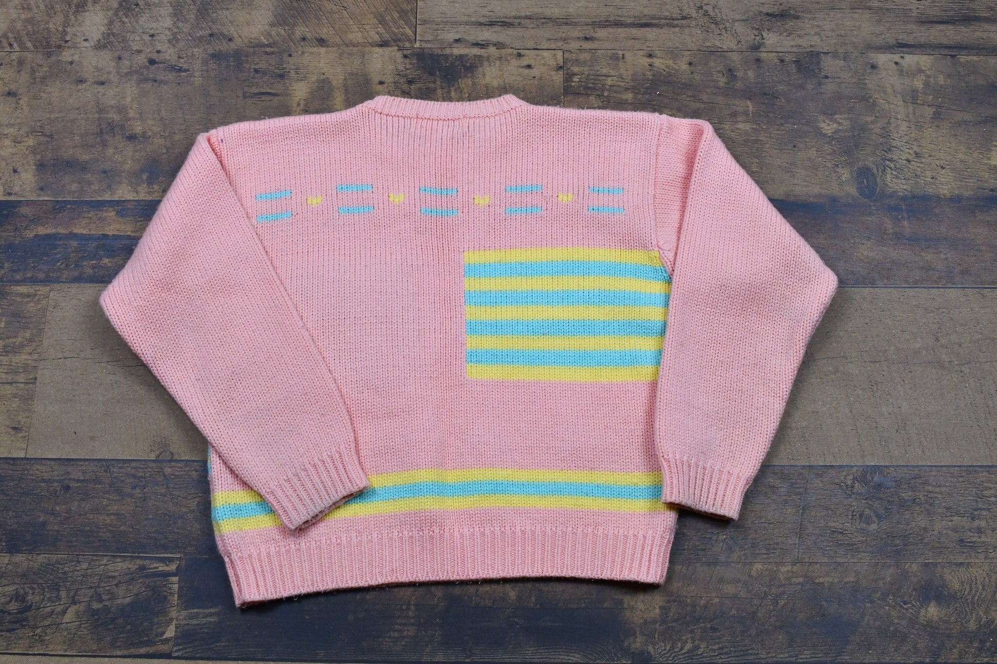 Vintage 1990s Colors By Brooks Acrylic Knit Sweater