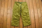 True Vintage 1983 Military Cold Weather Liner Pants Size Medium Long