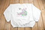 Vintage 1990s Watkins New York Cute Hummingbird Theme Crewneck Sweater