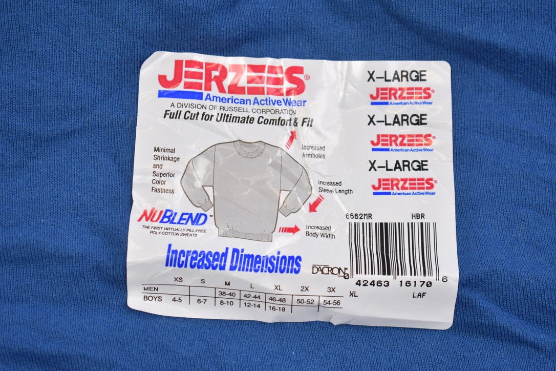 Vintage 1990's Jerzees Deadstock Crewneck Sweatshirt