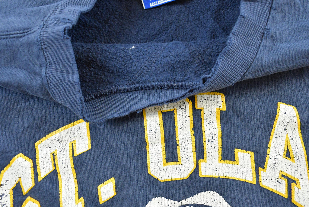 Vintage 1990's Champion St Olaf Collegiate Crewneck Sweatshirt Mens XL / 90s College Sweater / Spell Out / Embroidered / NCAA / Made in USA