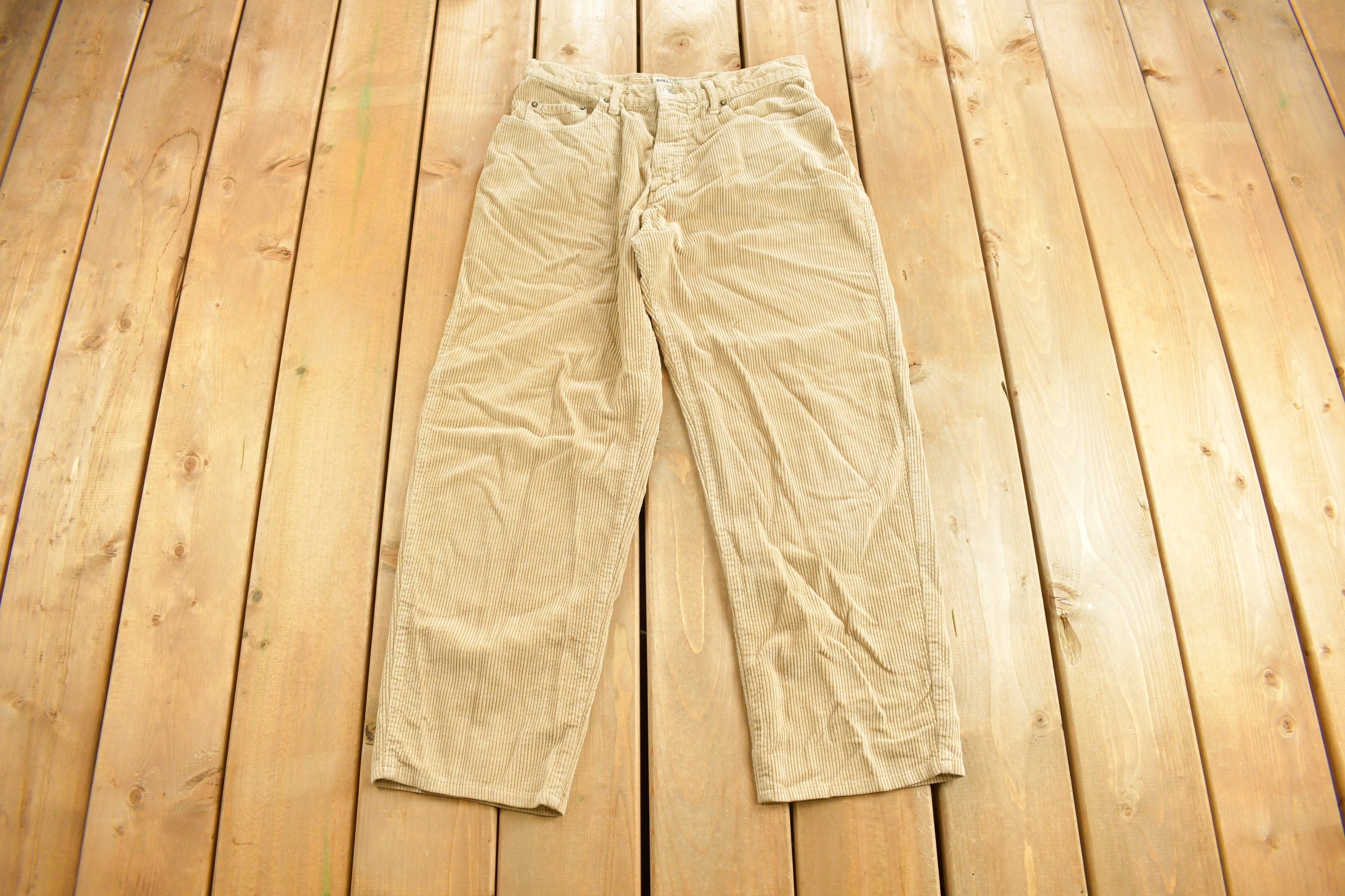 Vintage 1990s Guess Corduroy Pants Size 31 x 26