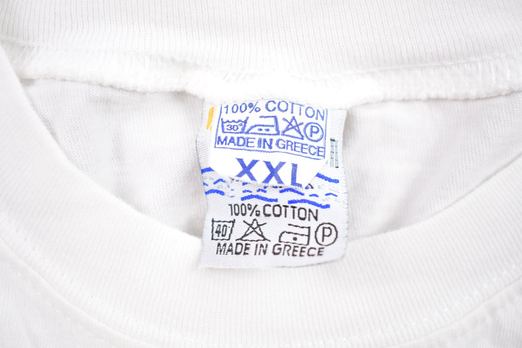 Vintage 1990s Athens Greece Marathon Souvenir T Shirt