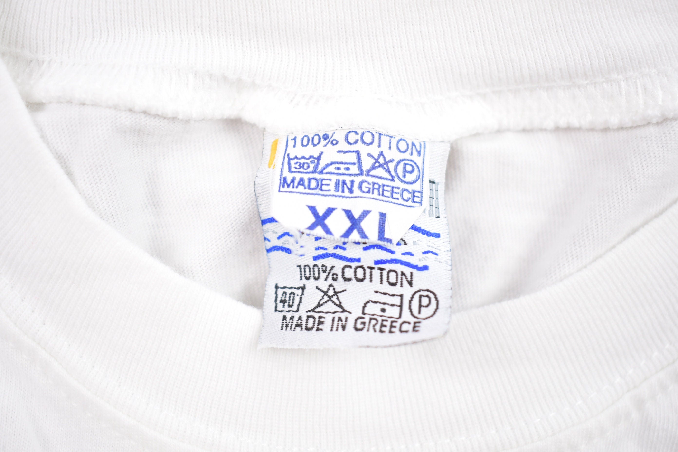 Vintage 1990s Athens Greece Marathon Souvenir T Shirt