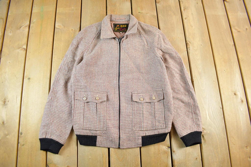 Vintage 1970s Cockatoo Wool Tartan Plaid Jacket Large Women's Large