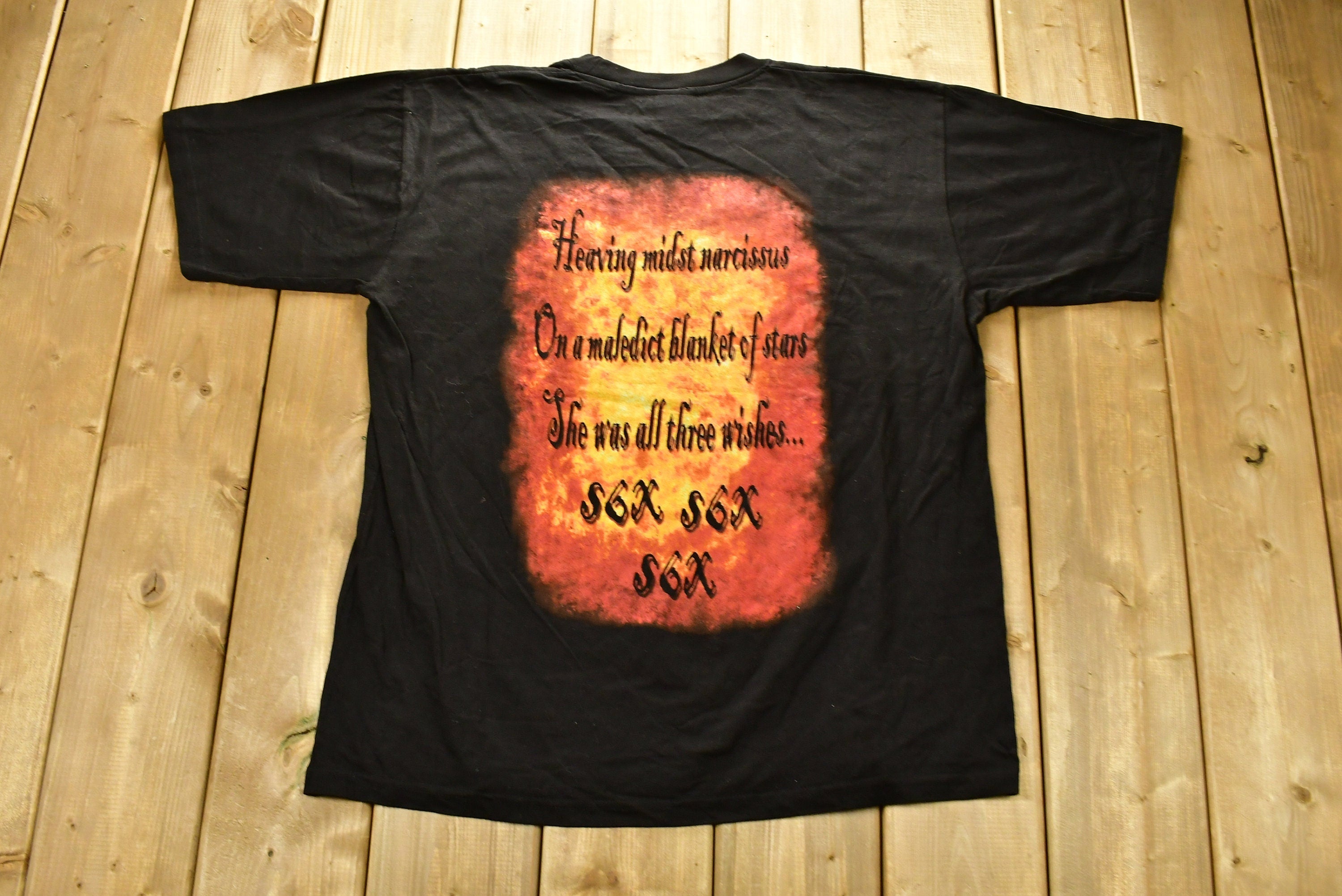 Vintage Y2K Cradle Of Filth Nymphetamine Album Band T-shirt