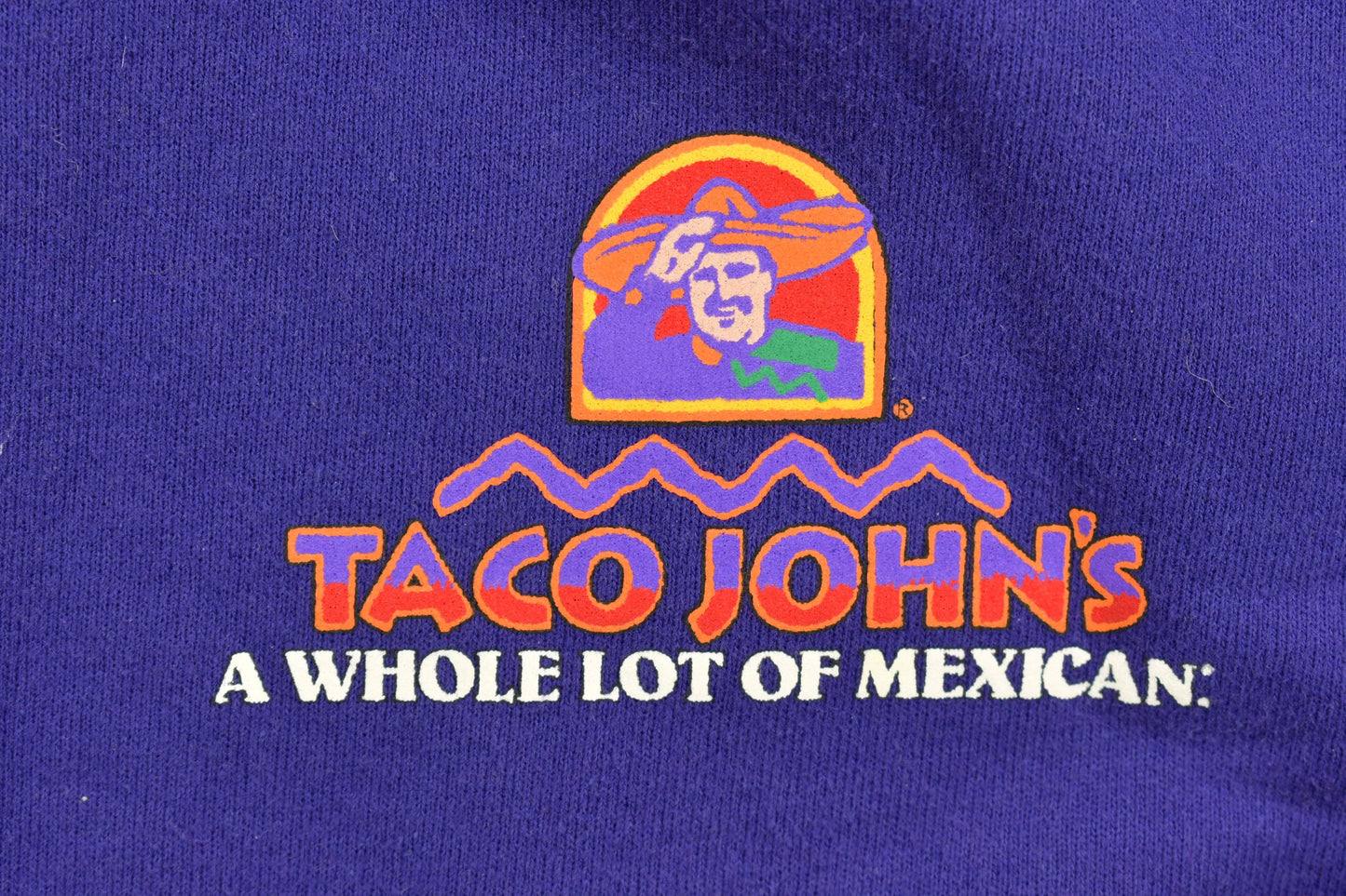 1990s Taco John's Mexican Crewneck Sweatshirt / Company Sweater / Vintage Sweatshirt / Pullover Sweatshirt / Made In USA / Company Sweater