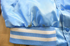 Vintage 1960s Hilton Korean War Veterans Satin Bomber Jacket