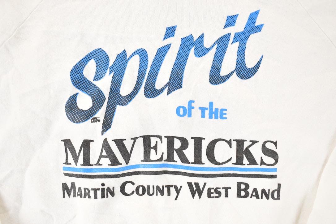 Vintage 1990s Spirit Of The Mavericks Crewneck Sweatshirt Men's L