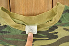 Vintage 1990s Distressed Woodland Camo T-Shirt Men's Large