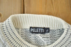 Vintage 1990s Peletti Knit Abstract Pattern Crewneck Sweater