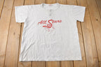 Vintage 1990s All Stars Baseball Graphic Henley T Shirt Size XL