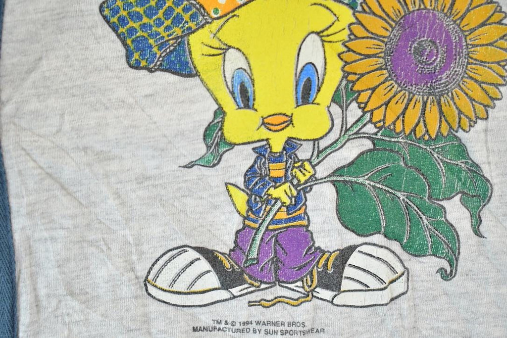 Vintage 1994 Tweety Bird The Farmer Sun Sportswear Souvenir Jersey Women's XXL