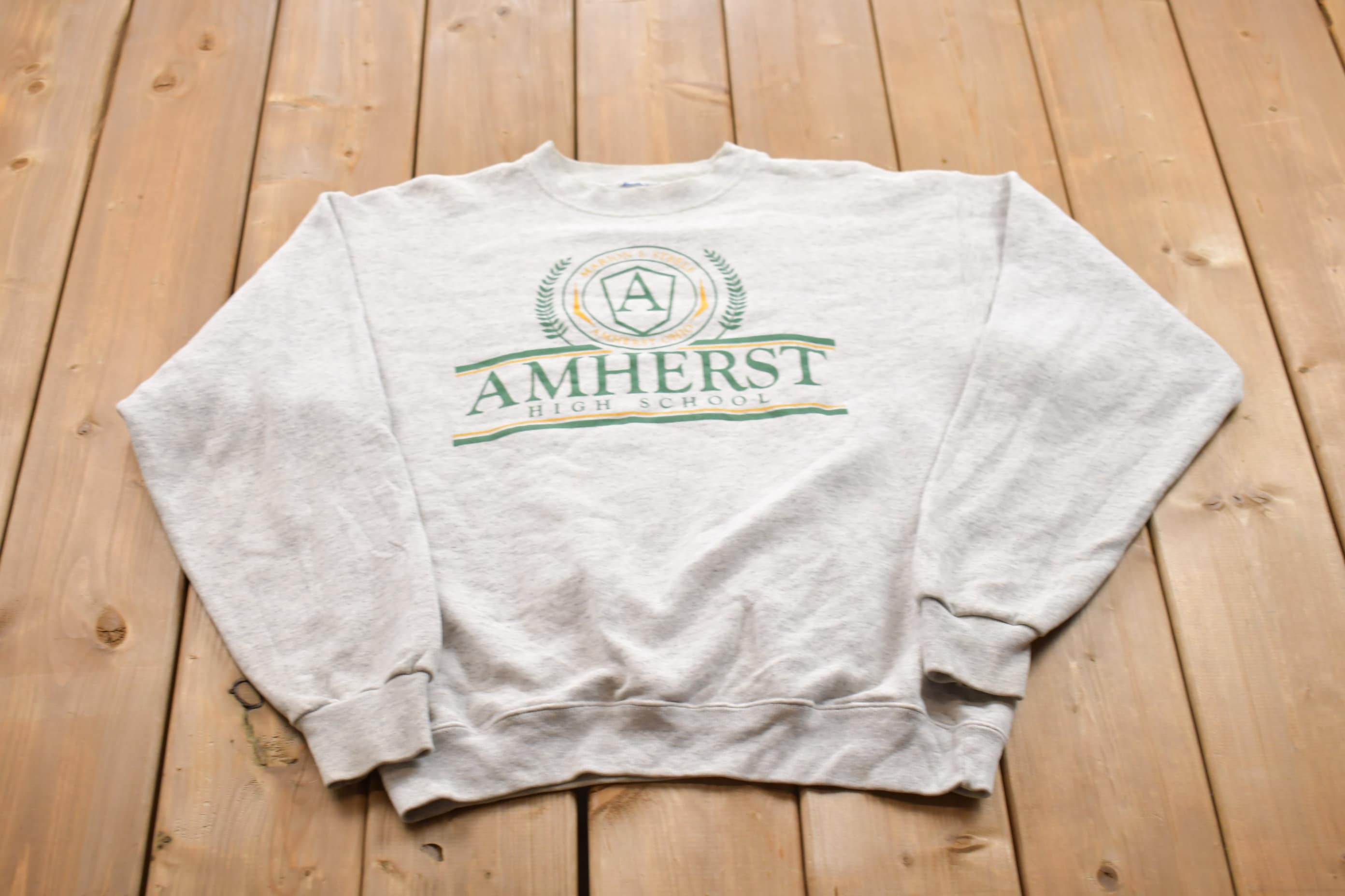 Vintage 1990s Marion L. Steele Amherst High School Ohio Collegiate Crewneck