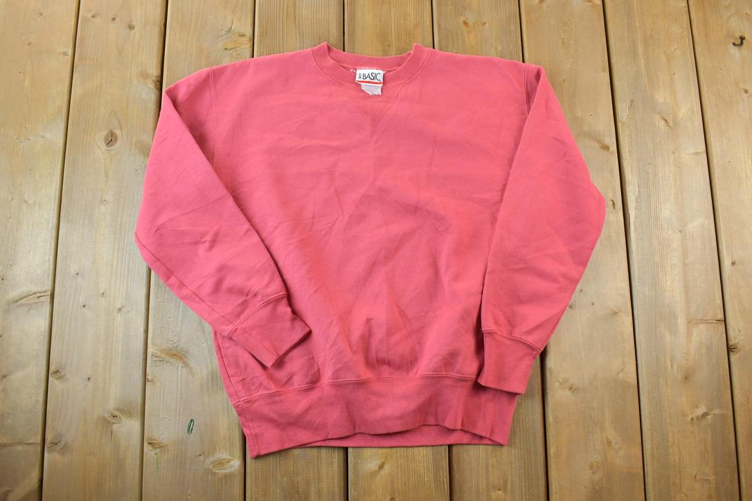 Vintage 1990s Simply Basic Blank Crewneck Sweatshirt