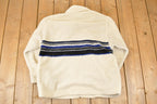 Vintage 1990s Xhilaration Full Zip Fleece Outdoorsman Sweater Mens L