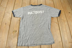 Vintage 1980s Russell Athletics Hultquist Ranger Graphic Ringer T-Shirt Made In USA