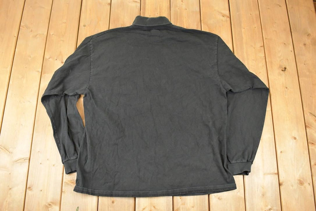 Vintage 1990s Nike Embroidered Swoosh Turtleneck Shirt Men's L