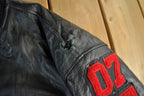 Vintage 1990s Collegiate Leather Varsity Jacket Men's 2XL