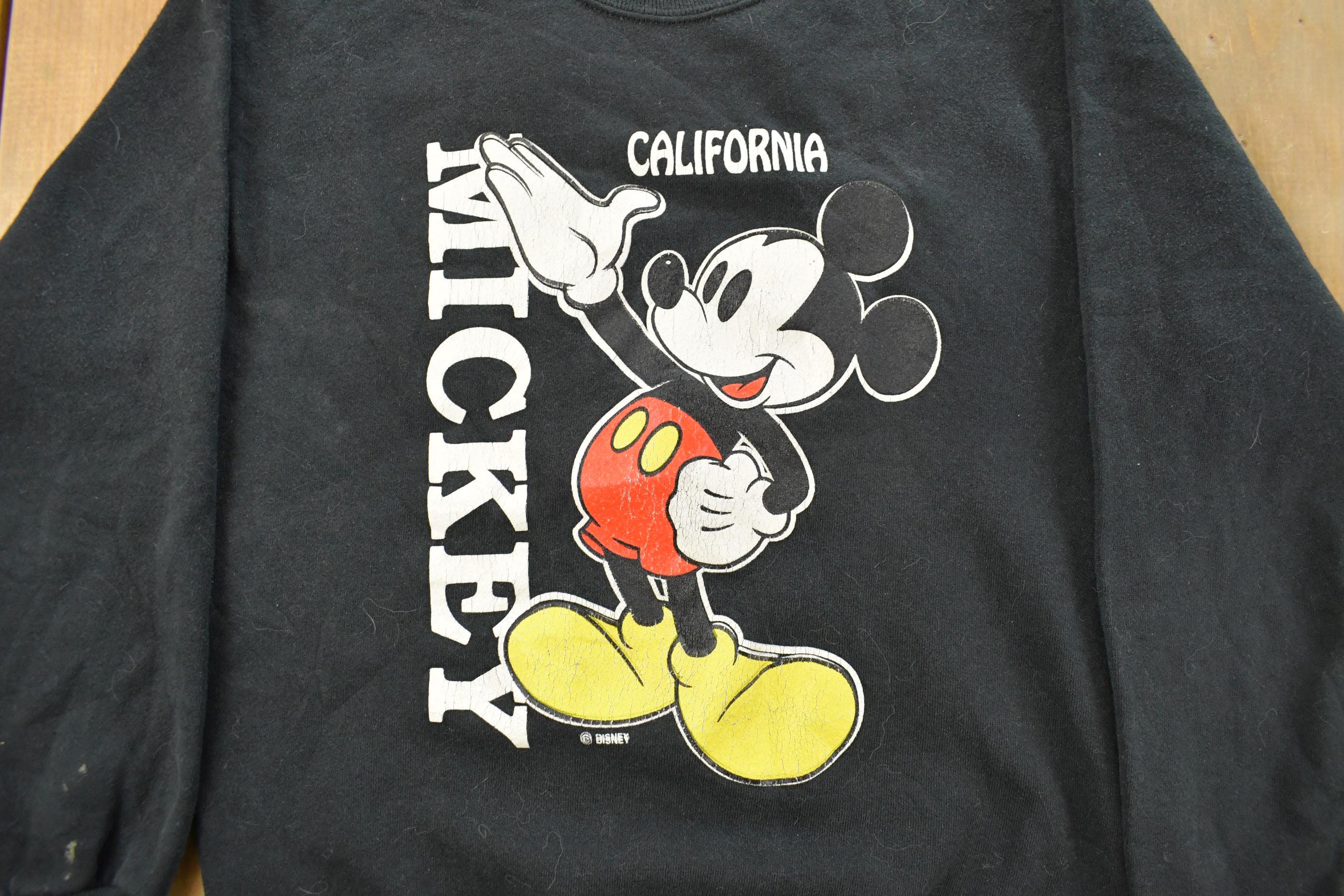 Vintage 1990s Mickey Mouse Disney Crewneck Sweater Men's Small