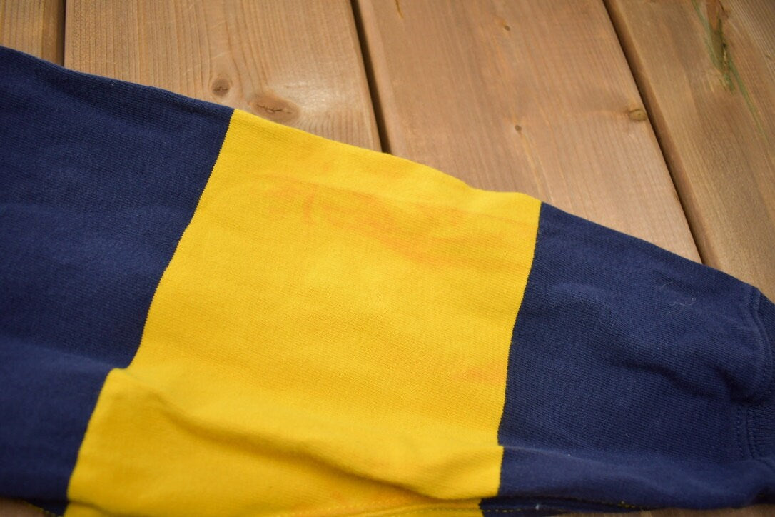 Vintage 1990s Polo Ralph Lauren Color Block Rugby Sweatshirt