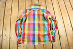 Vintage 1970s Caravan Western Pearl Snap Shirt Men's Large
