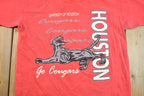 Vintage 1990s University Of Houston Go Cougars Collegiate T-Shirt