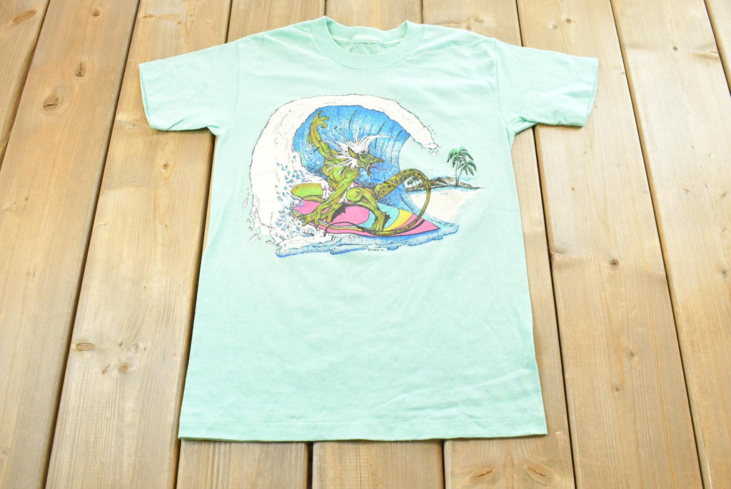 Vintage 1987 Tropical Surfing Monster Souvenir T-Shirt Men's XS