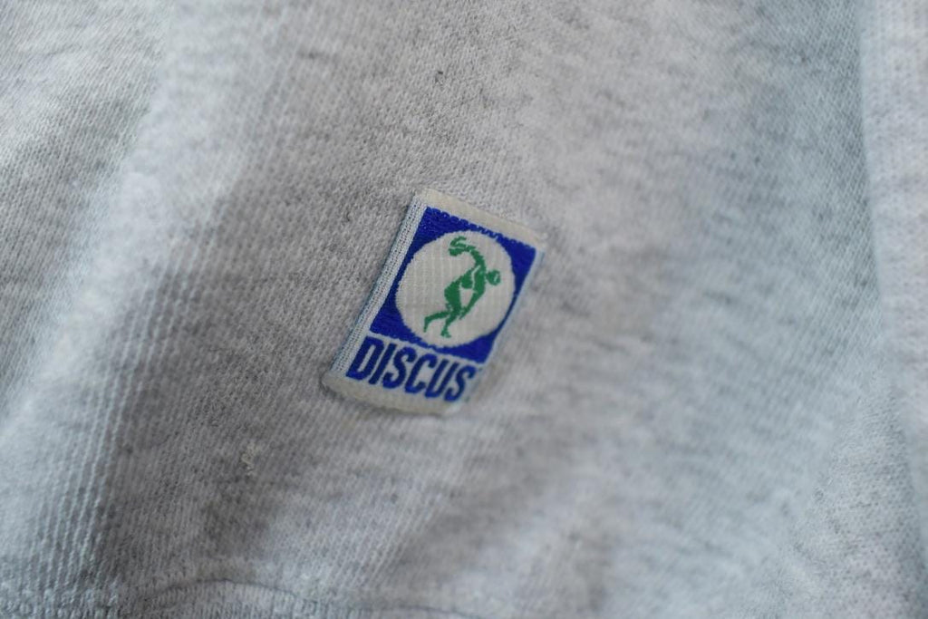 Vintage 1990s Discus Athletic Blank Grey Crewneck Sweatshirt