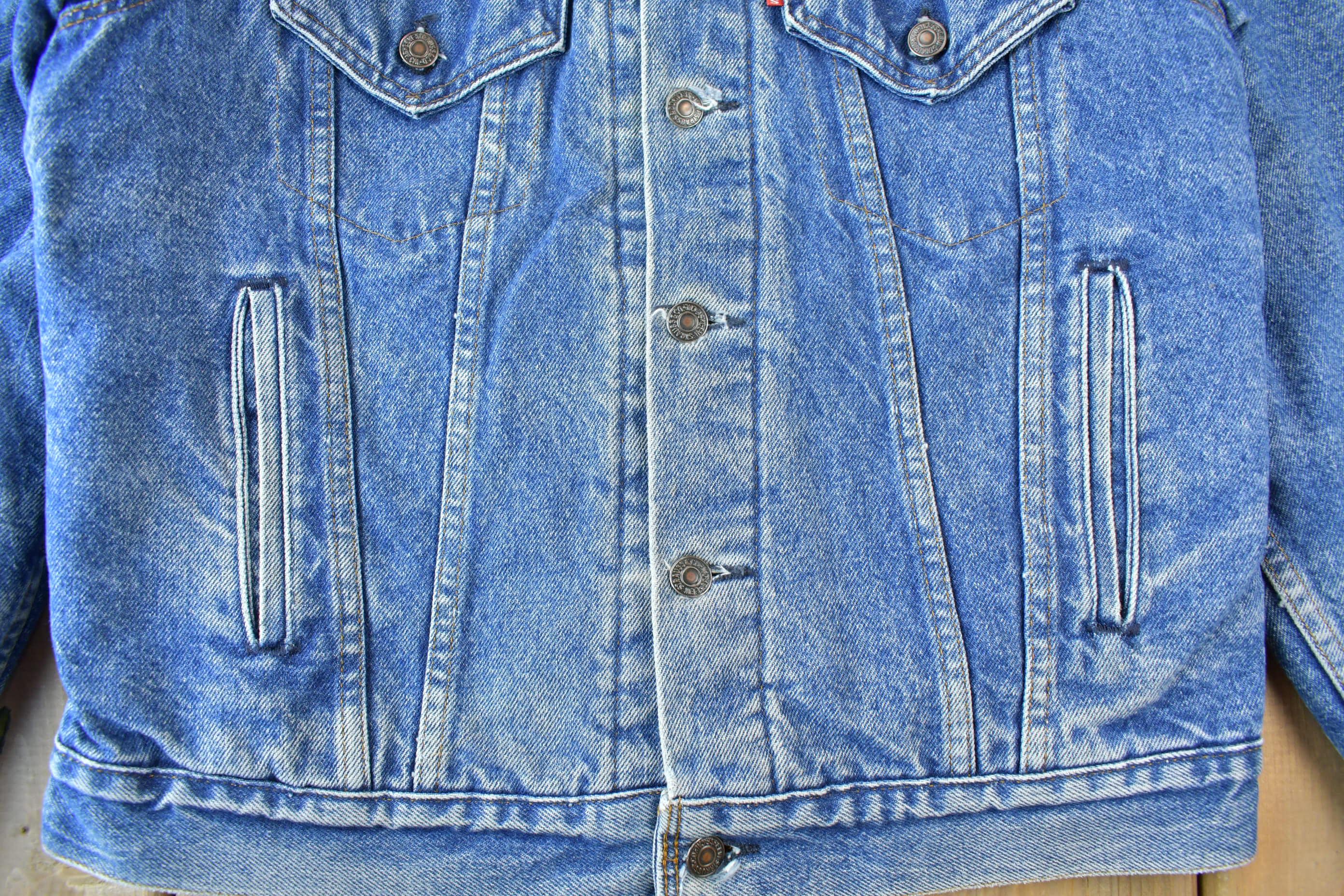 Vintage 1970s Levi's Type 3 Blanket Lined Denim Jacket