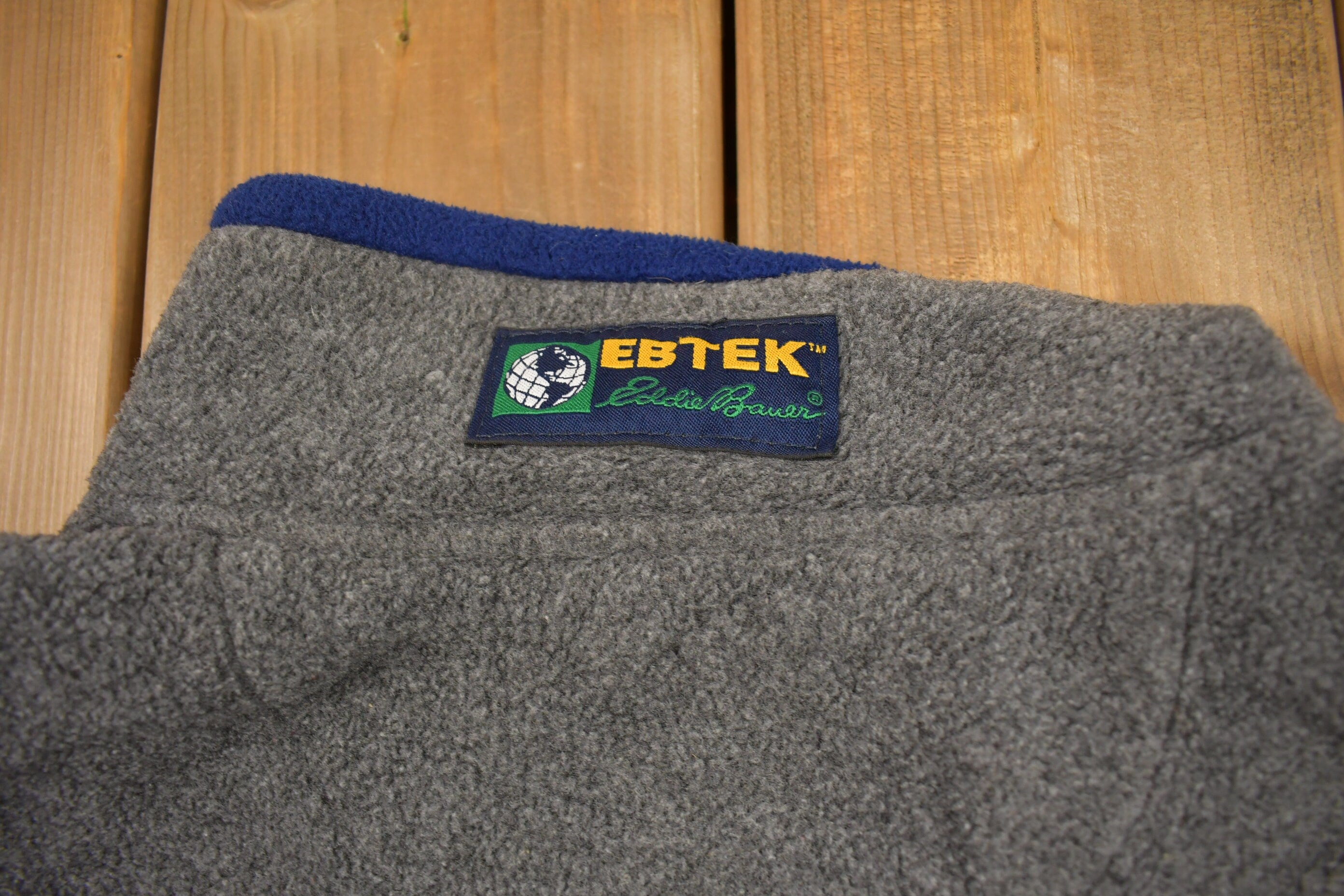 Vintage 1990s Eddie Bauer EBTEK Fleece Sweater Vest