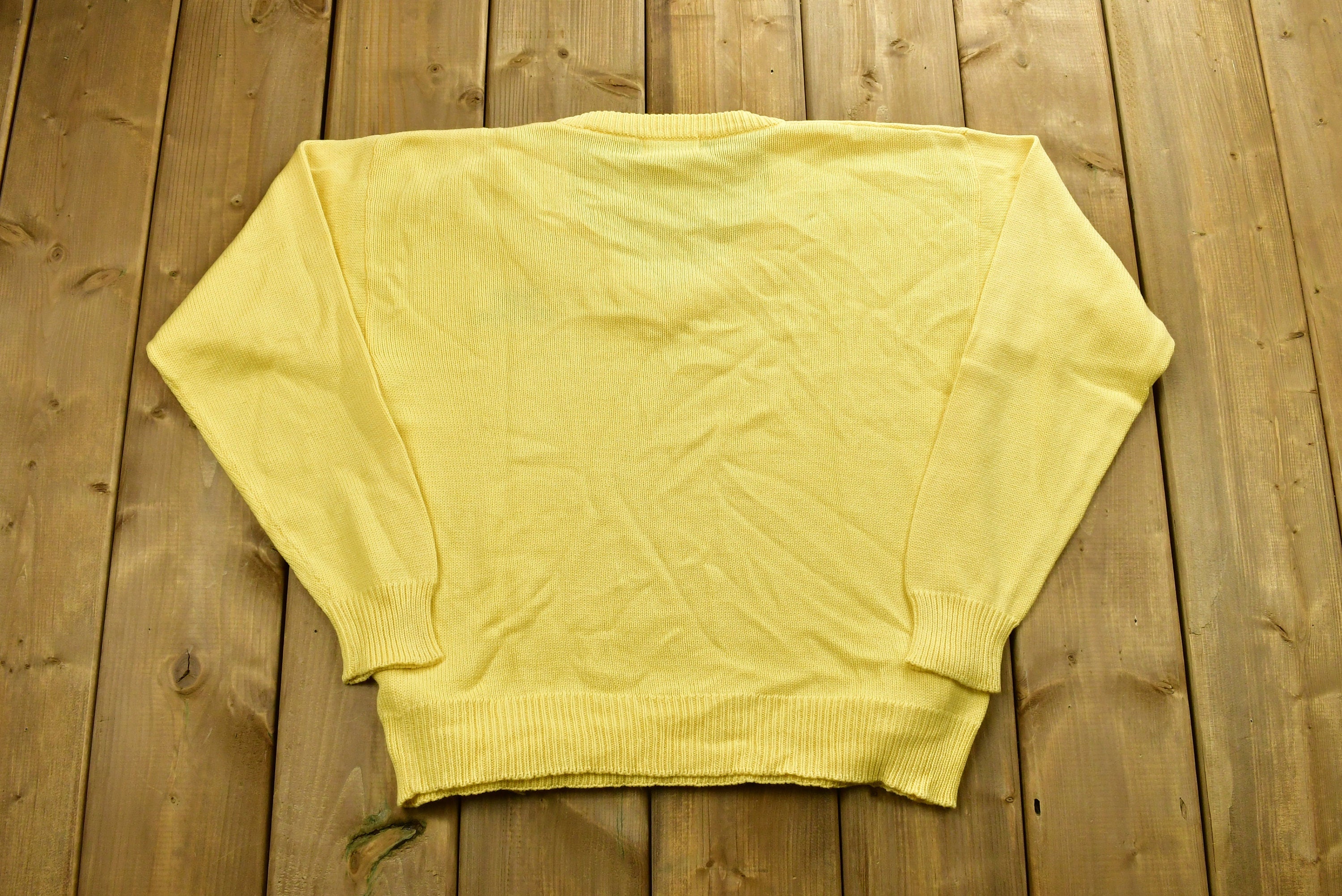 Vintage 90's Presque Isle Embroidered Knitted Sweater