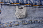 Vintage 1990s Levi's 550 Red Tab Distressed Jeans Size 26 x 32